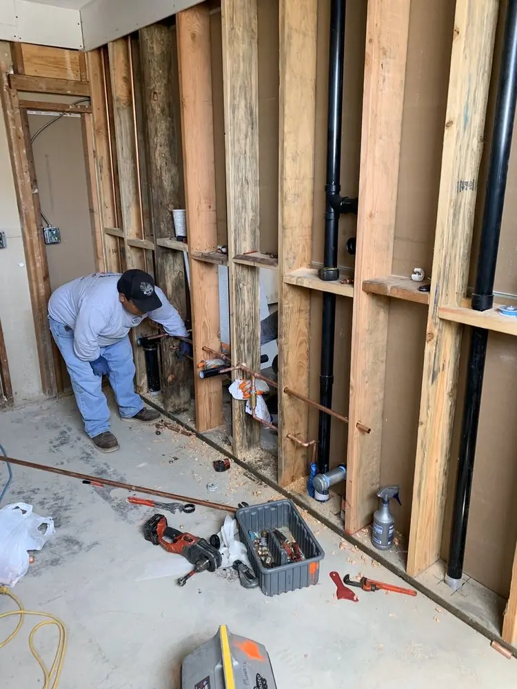 Commercial rough-in plumbing for Gas Line Repair in Bremerton
